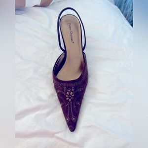 Pierre Dumas Kitten Heels. Brown. Size 81/2